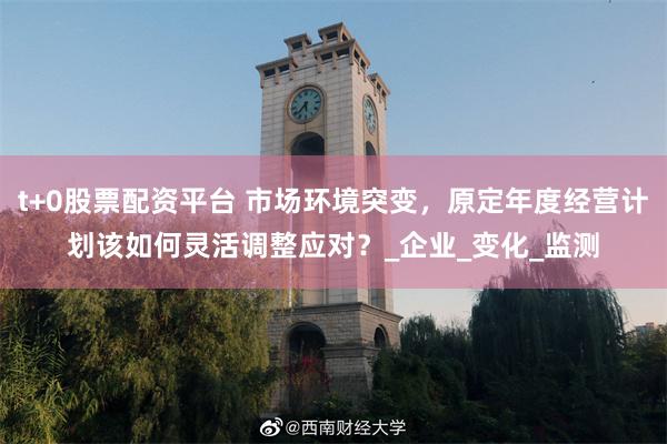t+0股票配资平台 市场环境突变，原定年度经营计划该如何灵活调整应对？_企业_变化_监测